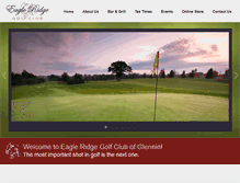 Tablet Screenshot of golfglennie.com